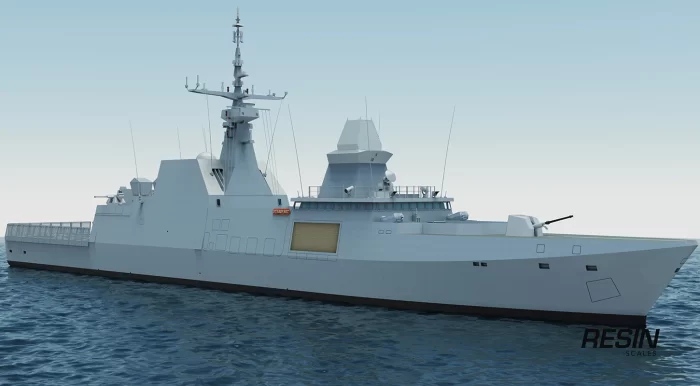RSS STEADFAST Frigate Singapore 1:350 Resin Kit - Image 9