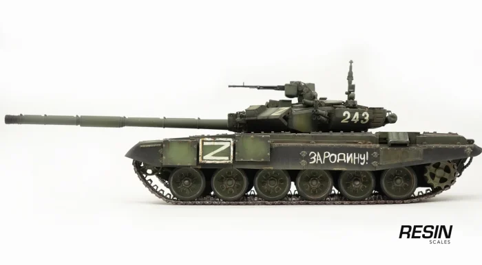 T-90A Russia Main Battle Tank 1:30 readymade model - Image 4