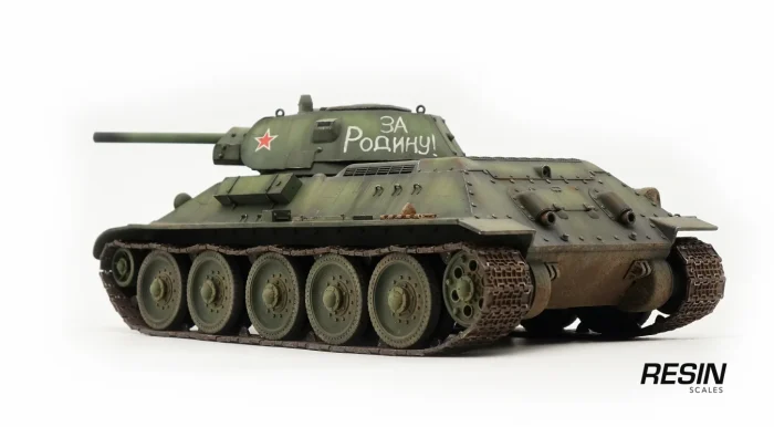 T-34-76 Soviet Medium Tank 1:30 readymade model - Image 8