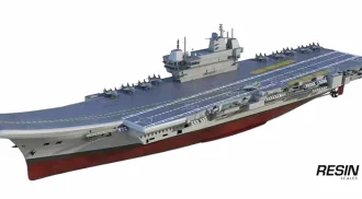 INS Vikrant India Aircraft carrier 1:700 Resin Kit