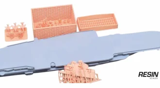 Clemenceau France aircraft carrier 1:700 Resin Kit