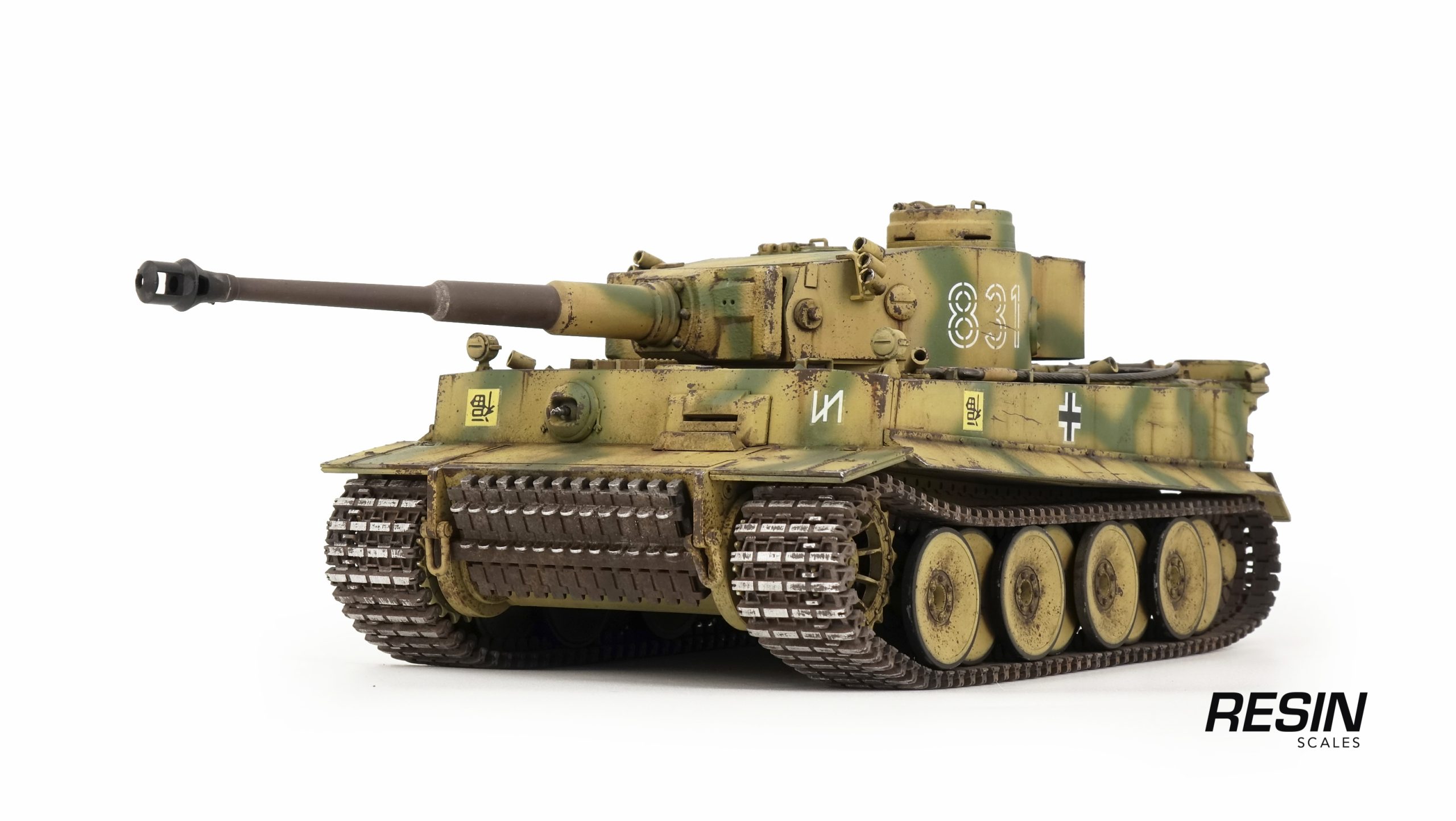 Tiger I 831 German Heavy Tank 1:30 readymade metal model