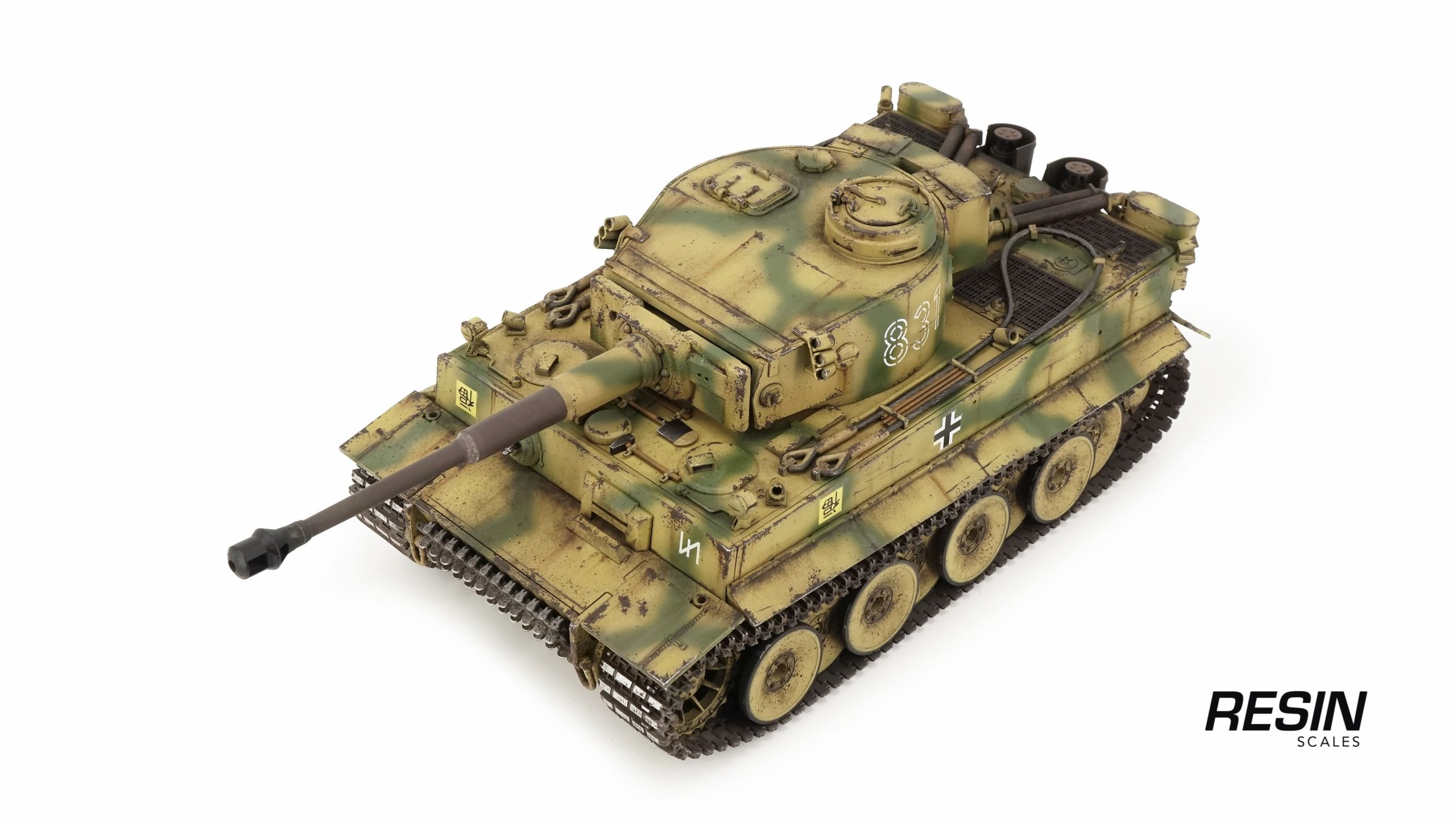 Tiger I 831 German Heavy Tank 1:30 readymade metal model - Image 8