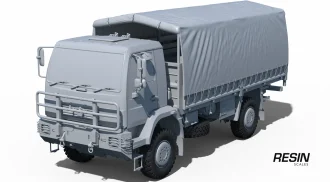 5 Tonner MAN truck Singapore 1:35 Resin Kit