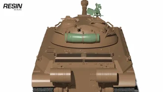 113 China Heavy Tank 1:35 scale resin kit