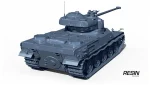 AMX 50 100 France Heavy Tank 1:35 scale resin kit