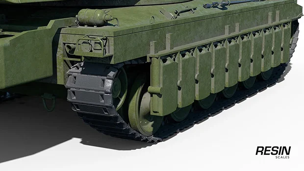 UDES 15/16 Swedish medium tank 1:35 scale resin kit - Image 10