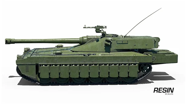 UDES 15/16 Swedish medium tank 1:35 scale resin kit - Image 14