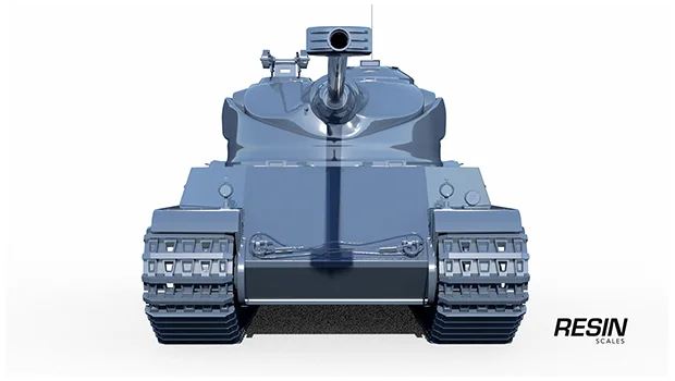 AMX 50 100 France Heavy Tank 1:35 scale resin kit - Image 15