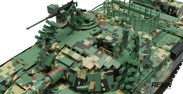Pendekar PT-91M Poland Malaysia main battle tank 1:35 scale resin kit - Image 14