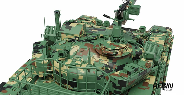 Pendekar PT-91M Poland Malaysia main battle tank 1:35 scale resin kit - Image 12