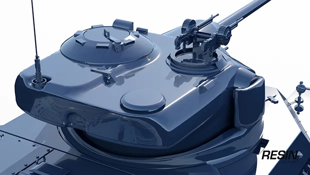 AMX 50 100 France Heavy Tank 1:35 scale resin kit - Image 23