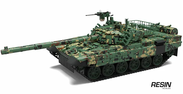 Pendekar PT-91M Poland Malaysia main battle tank 1:35 scale resin kit - Image 7
