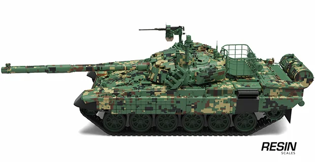 Pendekar PT-91M Poland Malaysia main battle tank 1:35 scale resin kit - Image 6