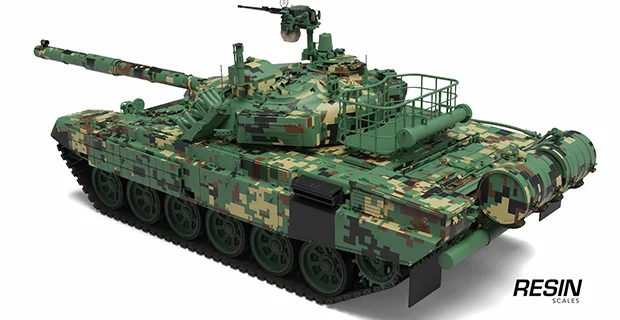 Pendekar PT-91M Poland Malaysia main battle tank 1:35 scale resin kit - Image 5
