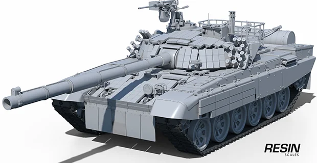 Pendekar PT-91M Poland Malaysia main battle tank 1:35 scale resin kit - Image 3