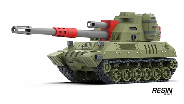 Inferno Cannon China Artillery 1:35 Resin Kit - Image 3
