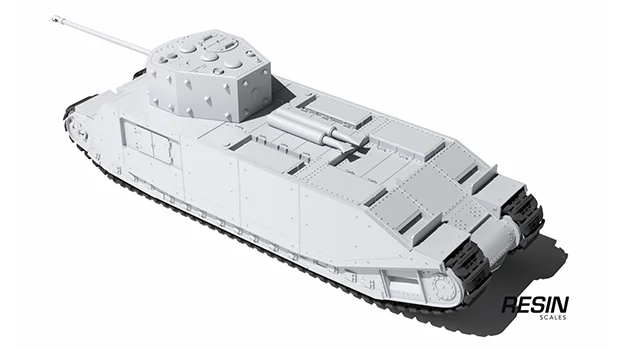 TOG II British super heavy tank 1:35 Resin Kit - Image 3