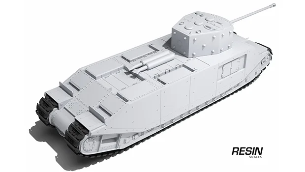 TOG II British super heavy tank 1:35 Resin Kit - Image 4