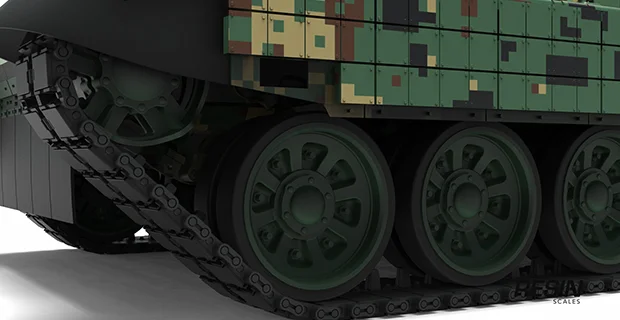 Pendekar PT-91M Poland Malaysia main battle tank 1:35 scale resin kit - Image 26