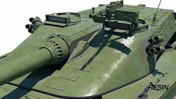 UDES 15/16 Swedish medium tank 1:35 scale resin kit - Image 6