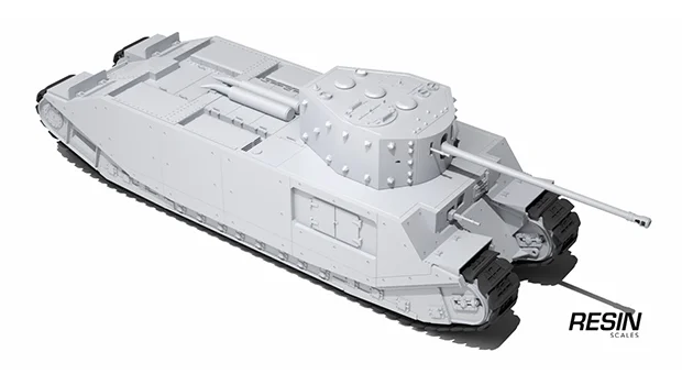 TOG II British super heavy tank 1:35 Resin Kit - Image 6