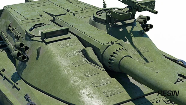 UDES 15/16 Swedish medium tank 1:35 scale resin kit - Image 7
