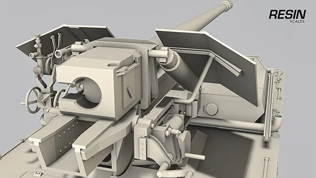 Waffentrager auf Pz. IV German tank destroyer 1:35 scale resin kit - Image 7