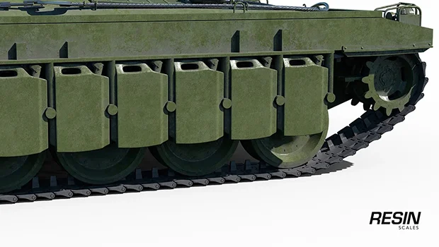 UDES 15/16 Swedish medium tank 1:35 scale resin kit - Image 9