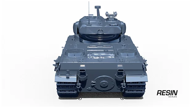 AMX 50 100 France Heavy Tank 1:35 scale resin kit - Image 9
