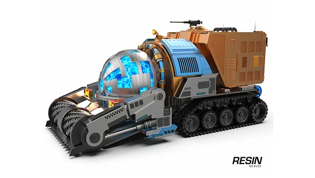 Chrono Miner RA2 1:35 scale resin kit - Image 3