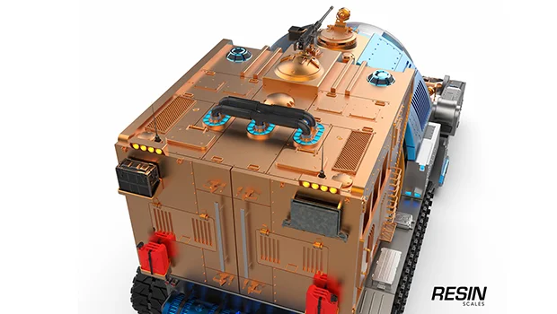 Chrono Miner RA2 1:35 scale resin kit - Image 11