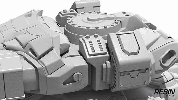 Siege tank SC2 1:35 scale resin kit - Image 12