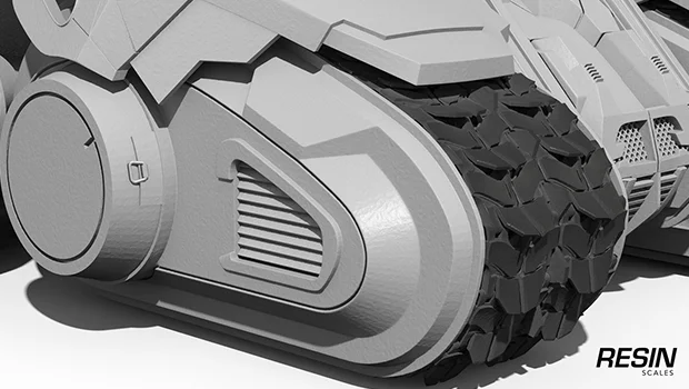 Siege tank SC2 1:35 scale resin kit - Image 15