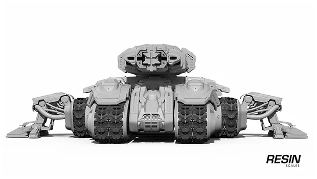 Siege tank SC2 1:35 scale resin kit - Image 20