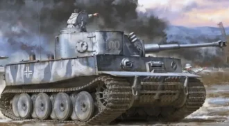 Tiger I Type 100 Heavy tank 1:30 readymade metal model