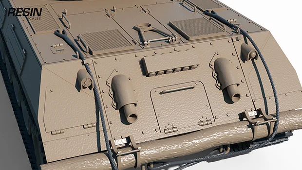 Skoda T 50 Czechia Medium Tank 1:35 scale resin kit - Image 10