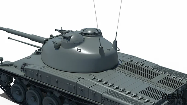 Schwarpanzer 58 German medium tank 1:35 scale resin kit - Image 13