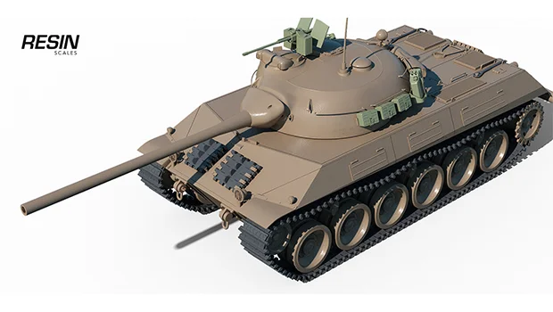Skoda T 50 Czechia Medium Tank 1:35 scale resin kit - Image 14