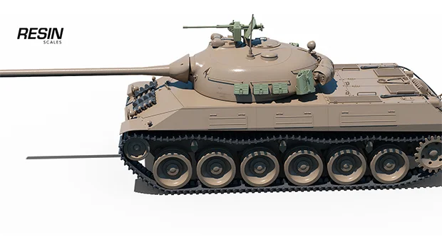 Skoda T 50 Czechia Medium Tank 1:35 scale resin kit - Image 15