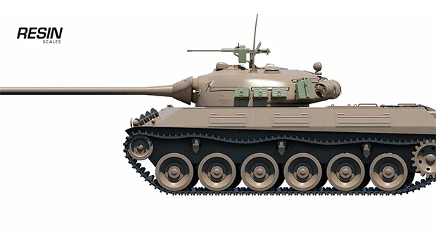 Skoda T 50 Czechia Medium Tank 1:35 scale resin kit - Image 18
