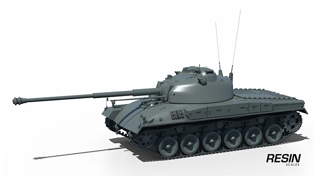 Schwarpanzer 58 German medium tank 1:35 scale resin kit - Image 4