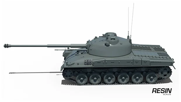 Schwarpanzer 58 German medium tank 1:35 scale resin kit - Image 24
