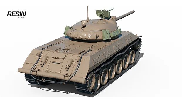 Skoda T 50 Czechia Medium Tank 1:35 scale resin kit - Image 24