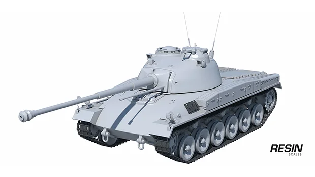 Schwarpanzer 58 German medium tank 1:35 scale resin kit - Image 29