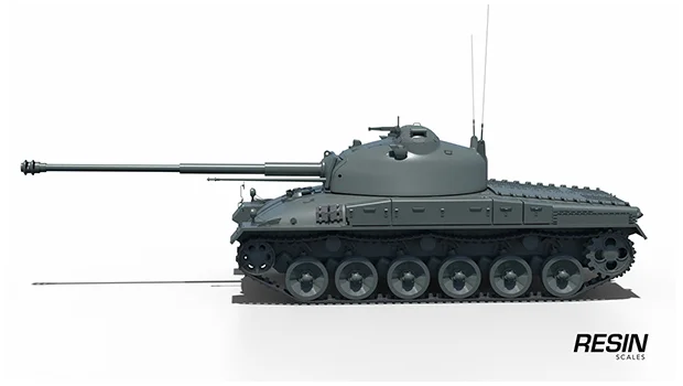 Schwarpanzer 58 German medium tank 1:35 scale resin kit - Image 5