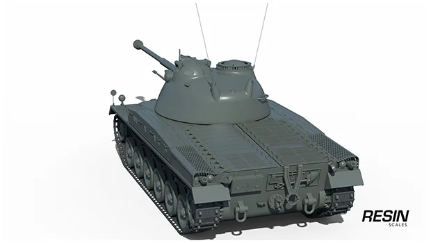 Schwarpanzer 58 German medium tank 1:35 scale resin kit - Image 7