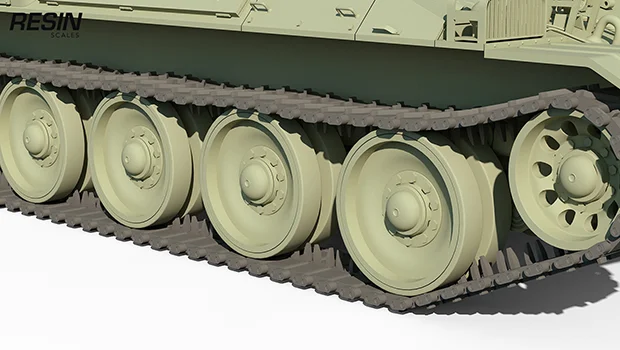 STB-1 Japan Medium Tank 1:35 scale resin kit - Image 8