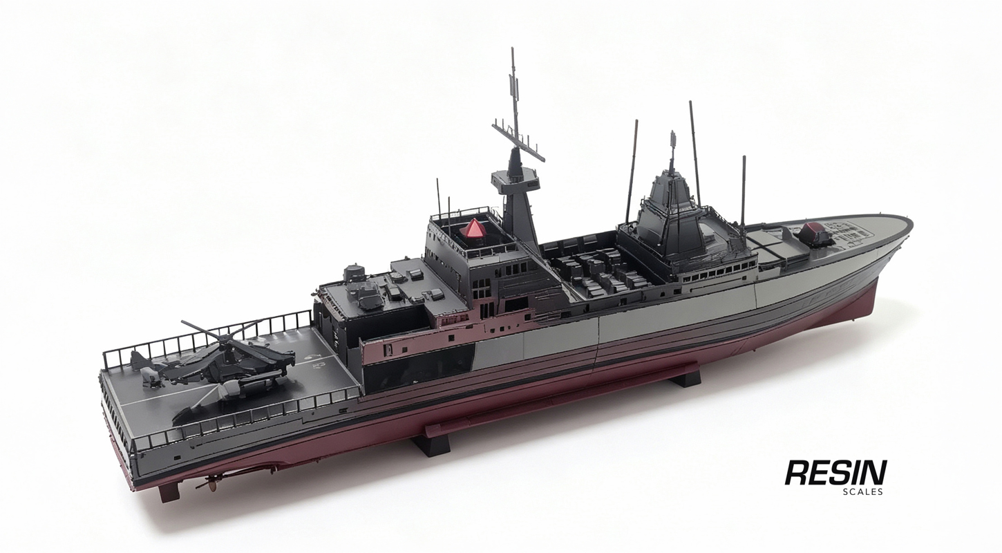 RSS STEADFAST Frigate Singapore 1:350 3D metal kit